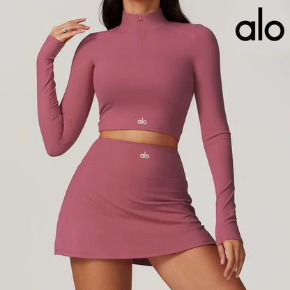 ALO Conjunto High Top Skirt