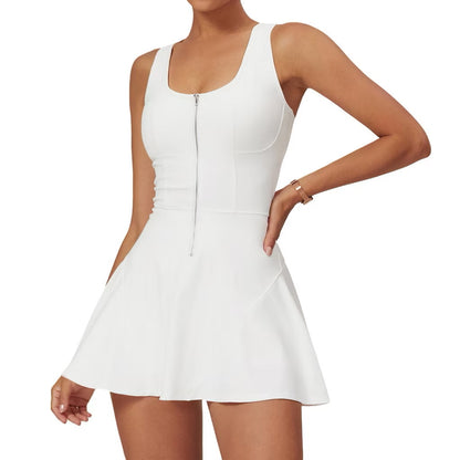 ALO soft Carefree ½-Zip Dress